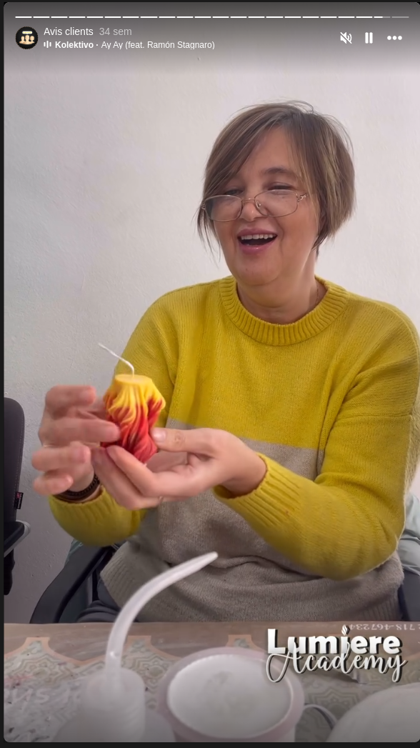 Bougies naturelles et objets de décoration